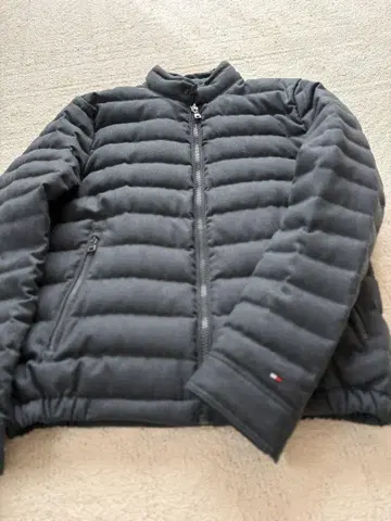 TOMMY HILFIGER 다운 자켓 S 블루 그레이