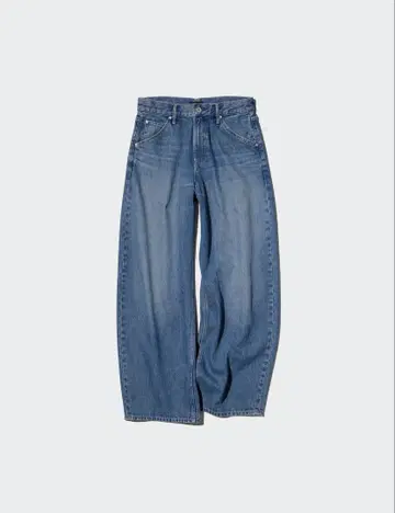 UNIQLO 배기 커브 청바지 27인치 밑단 기장 수선했습니다