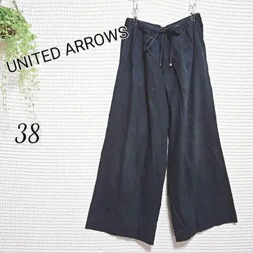 UNITED ARROWS 와이드 팬츠 38 네이비