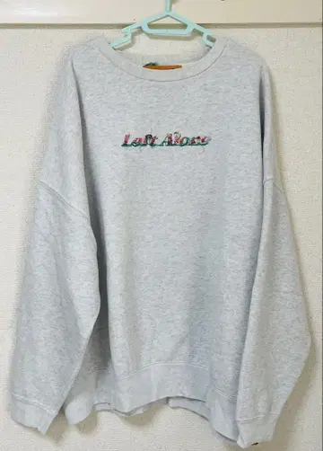 [ 한정판 레어템 ] left alone 그레이 맨투맨