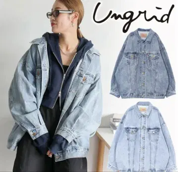 Ungrid 빅 실루엣 데님 자켓 미사용 새상품 데님