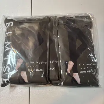 BELMISE 압박 레깅스 L 사이즈 TRUE BLACK 3개 세트