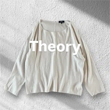 [새상품급] Theory 워셔블 코튼 코드 스티치 풀오버 L
