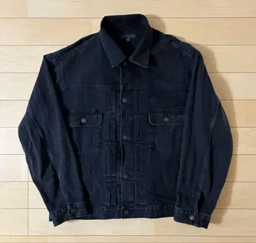 UNIQLO 블랙 데님 자켓 XXL 2nd 타입