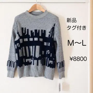 [택 포함 새상품] 그레이와 네이비의 멋진 스웨터 M~L