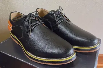 블랙 가죽 캐주얼 슈즈 26.0cm