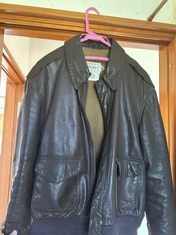 80s 가죽 자켓