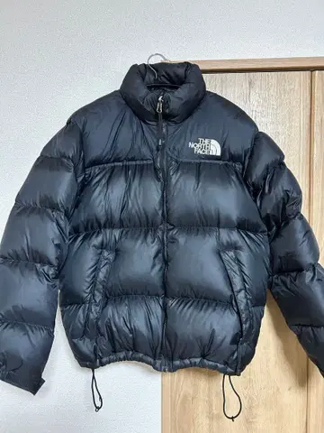 [ 초레어 ] THE NORTH FACE 다운 자켓 블랙 센터 로고