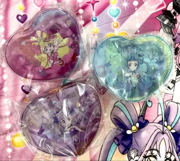 너와 아이돌 프리큐어 하트형 클리어 파우치 아이돌 윙크 큥큥