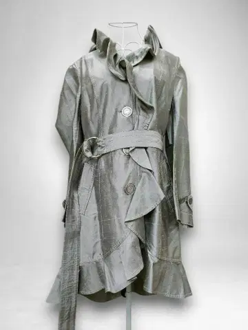 이타리야 실버 그레이 자켓 코트