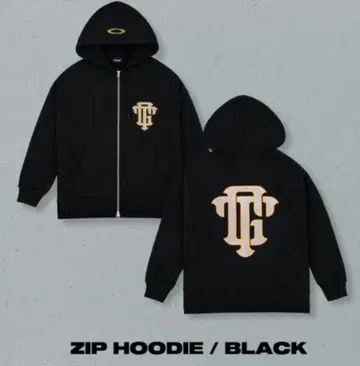 the GazettE ZIP HOODIE / BLACK M 사이즈