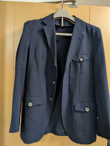 아자부 테일러 네이비 테일러드 자켓