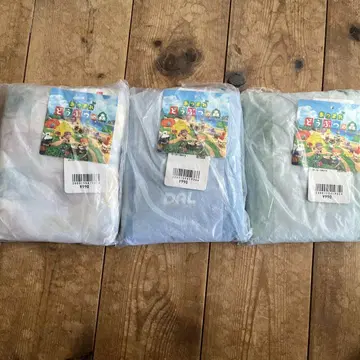 유니클로 동물의 숲 포켓터블 토트백 3개 세트