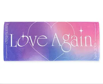 니시노 카나 Love Again 페이스 타월 2024 미개봉 새상품