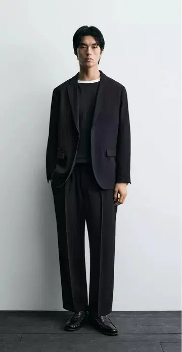 ZARA 릴랙스핏 수트 블레이저 S