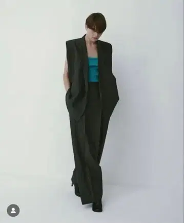 [ IIROT ] Mohair poplin Cross pants