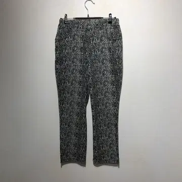 캐주얼 팬츠 블랙 화이트 믹스