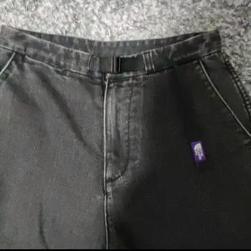 더 노스 페이스 와이드 팬츠 다크 그레이 데님 팬츠