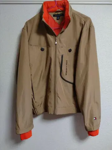 TOMMY HILFIGER 나일론 자켓 M 베이지/오렌지