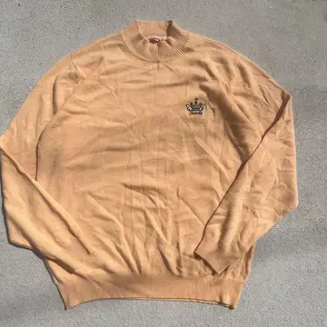 까스텔바작 캐시미어 100% 니트 스웨터 XL 자수