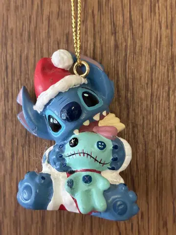 스티치 크리스마스 오너먼트 디즈니 키링 Disney