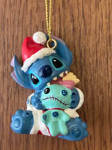 스티치 크리스마스 오너먼트 디즈니 키링 Disney
