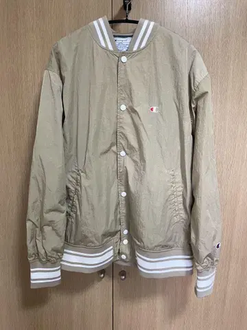 Champion C3-R609 스냅 자켓 베이지