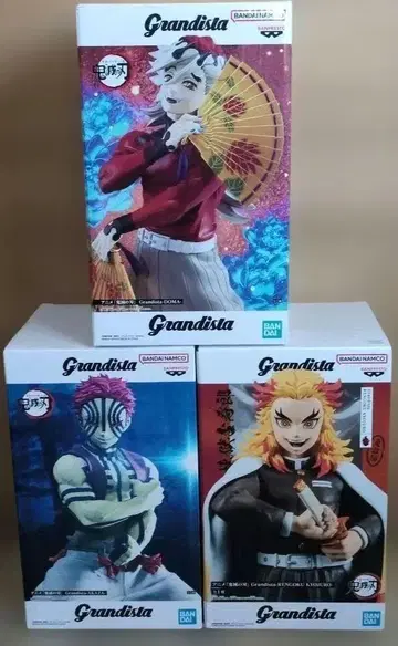 Grandista 렌고쿠 쿄쥬로 & 아카자 & 도우마 피규어 세트