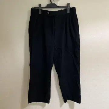 타미 힐피거 블랙 와이드 팬츠 34x32