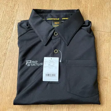 ZETT 블랙 피케 셔츠 L