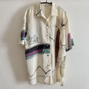 VINTAGE Partie 레트로 아트 셔츠