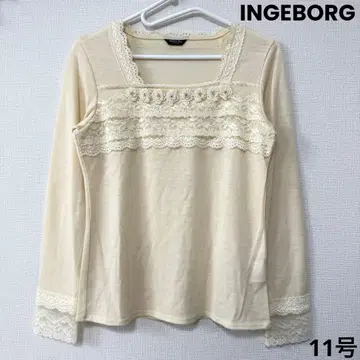 잉게보그 INGEBORG 레이스 모 니트탑 일본제 11호