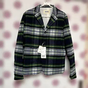 BEAMS BOY 네이비 체크 테일러드 자켓 택 포함 새상품 베스트
