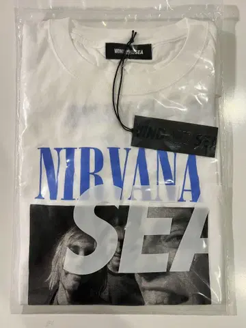 WIND AND SEA NIRVANA 콜라보T XL 미개봉 윈드앤씨
