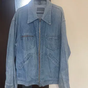 빈티지 OshKosh B'Gosh 라이트 블루 데님 자켓