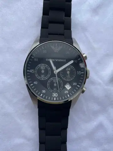 엠포리오 아르마니 손목시계 남성용 크로노그래프