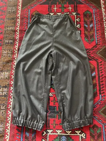 iroiro 얇은 소재 울 Kung-Fu Pants 쿵푸 팬츠
