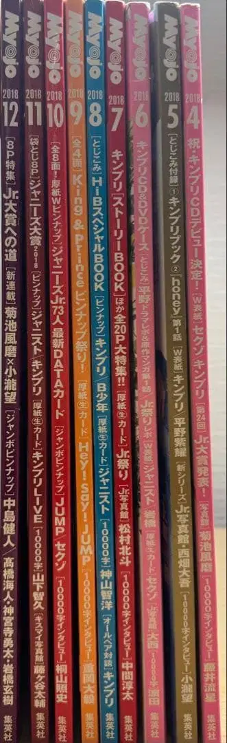MYOJO 2018년 4월호 ~ 12월호
