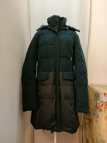 블랑베르 blancvert 네이비 다운 코트