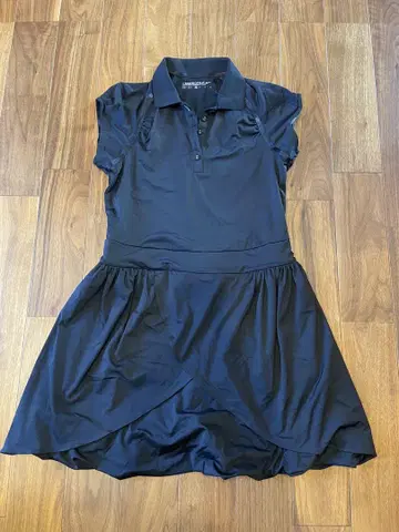 Nike Dri-FIT 블랙 폴로 원피스