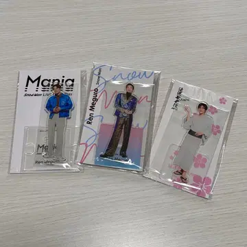 SnowMan 메구로 렌 아크릴 스탠드 3종 세트