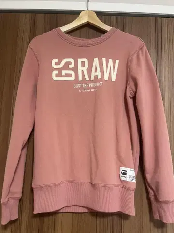 G-STAR RAW 핑크 크루넥 트레이닝복