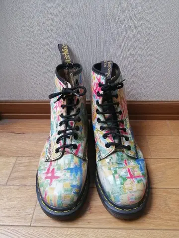 레어 멀티 컬러 Dr.Martens 잉글랜드 25.5