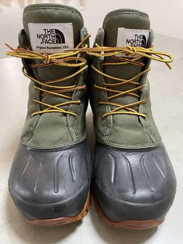THE NORTH FACE 트레킹 슈즈 올리브 그린