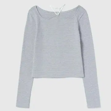 Curveneck Velvet Ribbon 상의 2