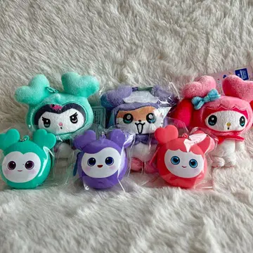 TWICE GIGO 산리오 마스코트 실리콘 지갑 미나 사나 모모