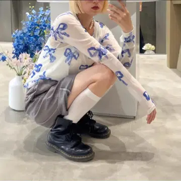 poppyst 유사 리본 시어 탑 시스루 탑 아사기니요