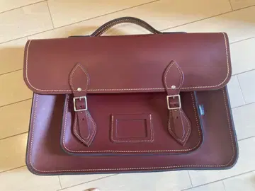 Zatchels 자철스 백 가죽 빨간색