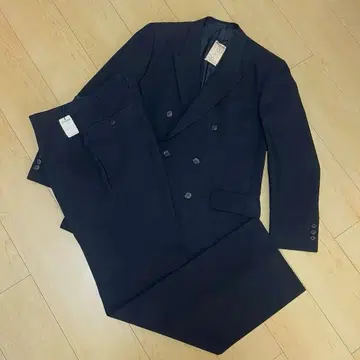 Raglux 블랙 포멀 더블 브레스트 수트 셋업 170