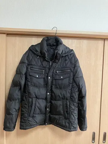 블랙 다운 자켓